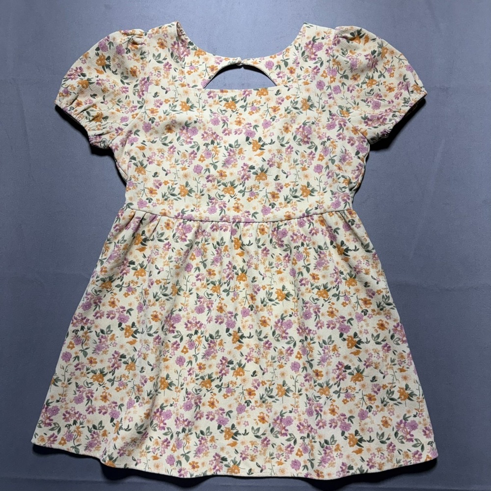 Sadie & Sage Womens Cream Floral Puff Sleeve Mini Dress AG3336TW Ivory XL